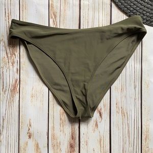 Forever21 olive bikini bottom 0x